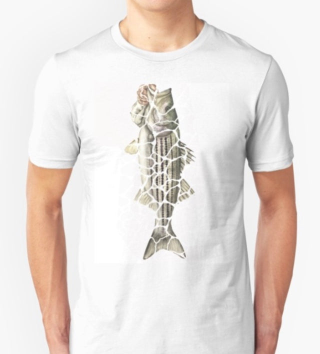 Striper Chaser 100% Cottom T-shirt: Slim fit or Classic T