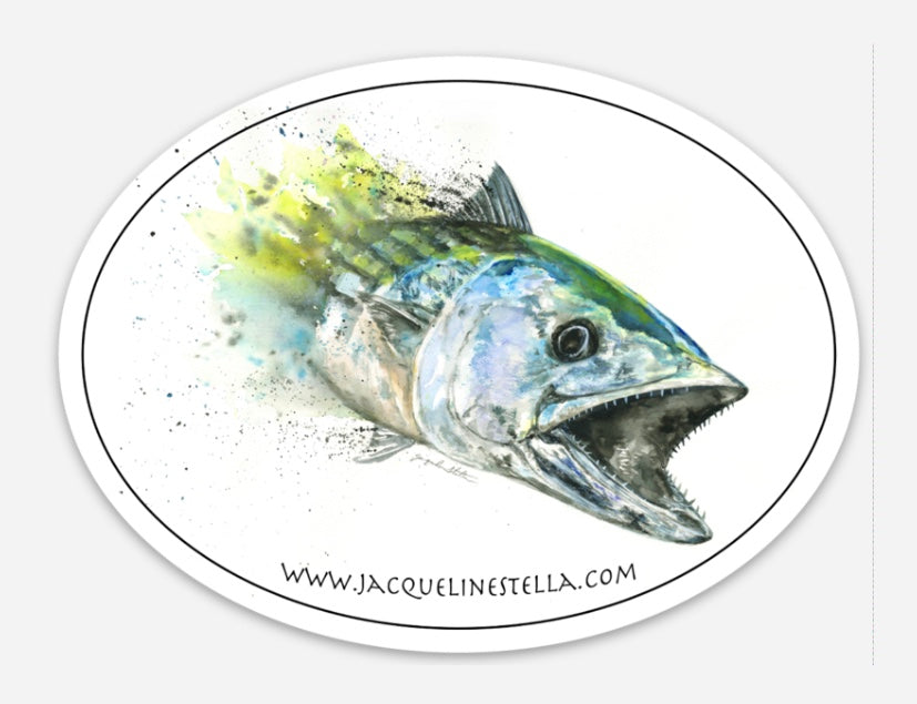 Bonito weather proof Oval Vinyl decal/Sticker