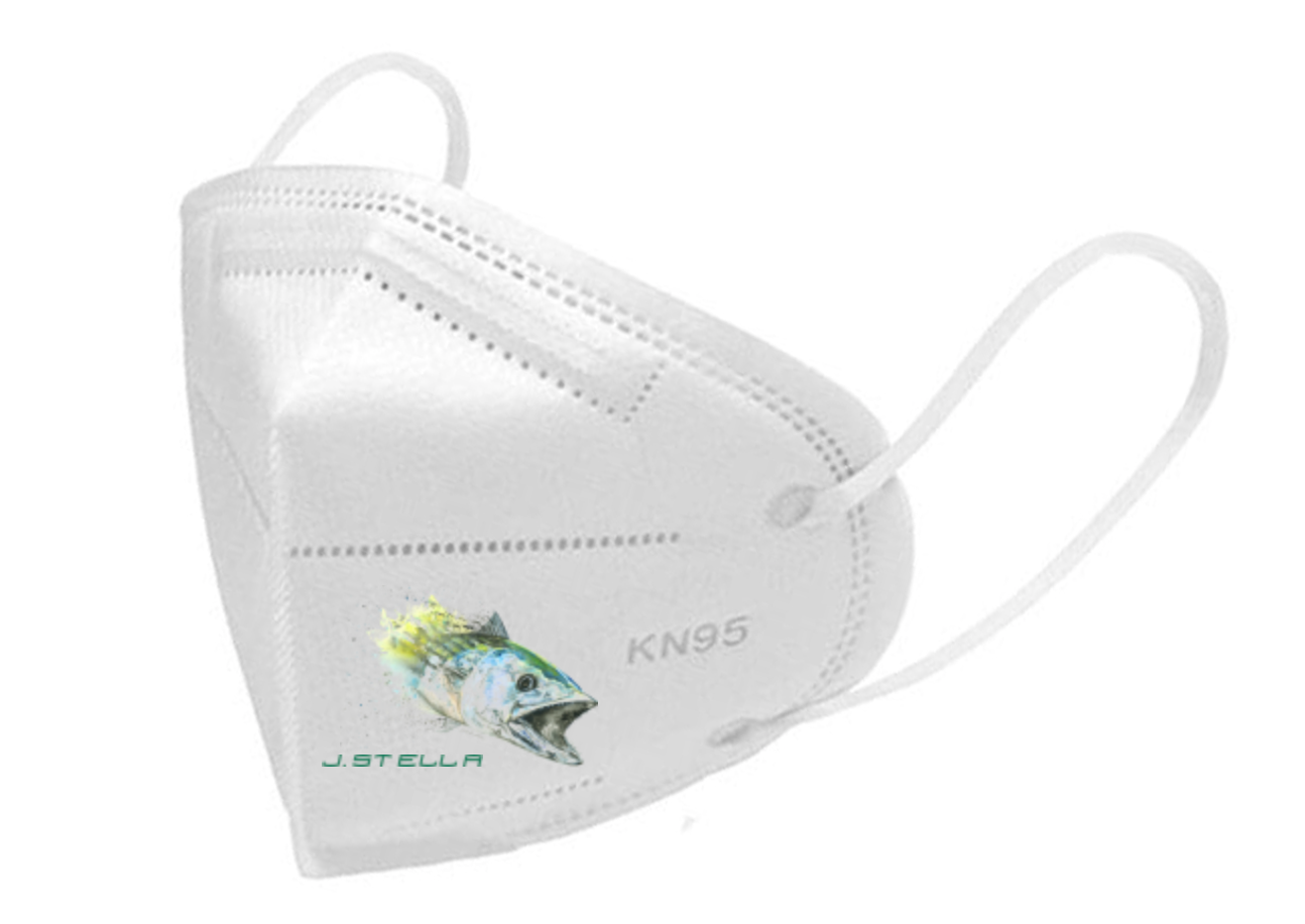 Fly/Bonito KN95 face masks have 5 filtration layers with a covered, adjustable, fitted nose strip