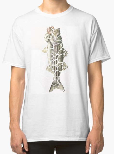 Striper Chaser 100% Cottom T-shirt: Slim fit or Classic T