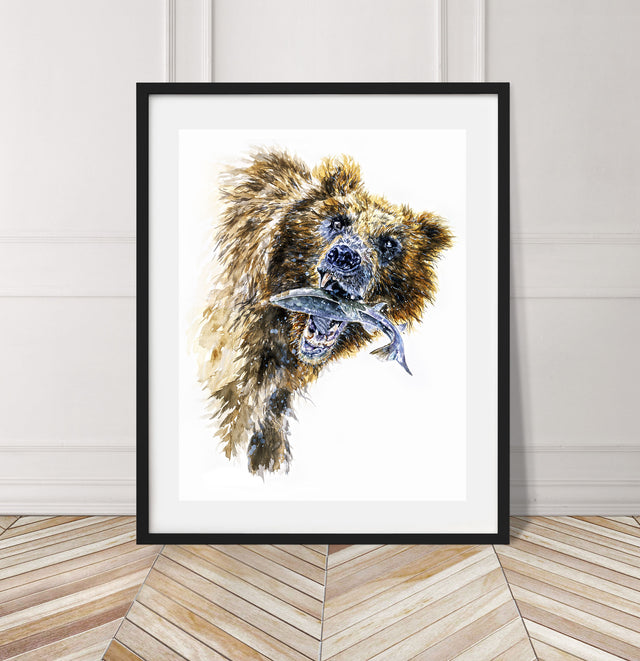Limited Edition Fine Art Print: Grizzly