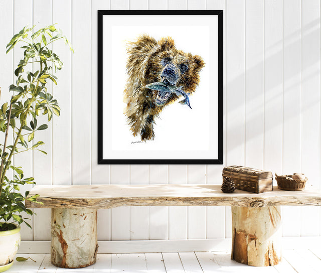 Limited Edition Fine Art Print: Grizzly