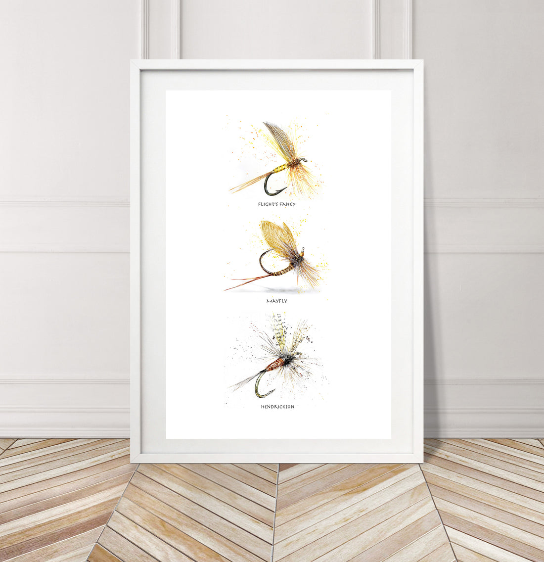Limited Edition Fine Art Print:  Art of Fly Tying, Collection 1 -Flight&